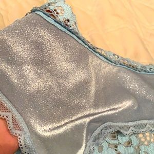 Soft, sparkly velvet VS panty